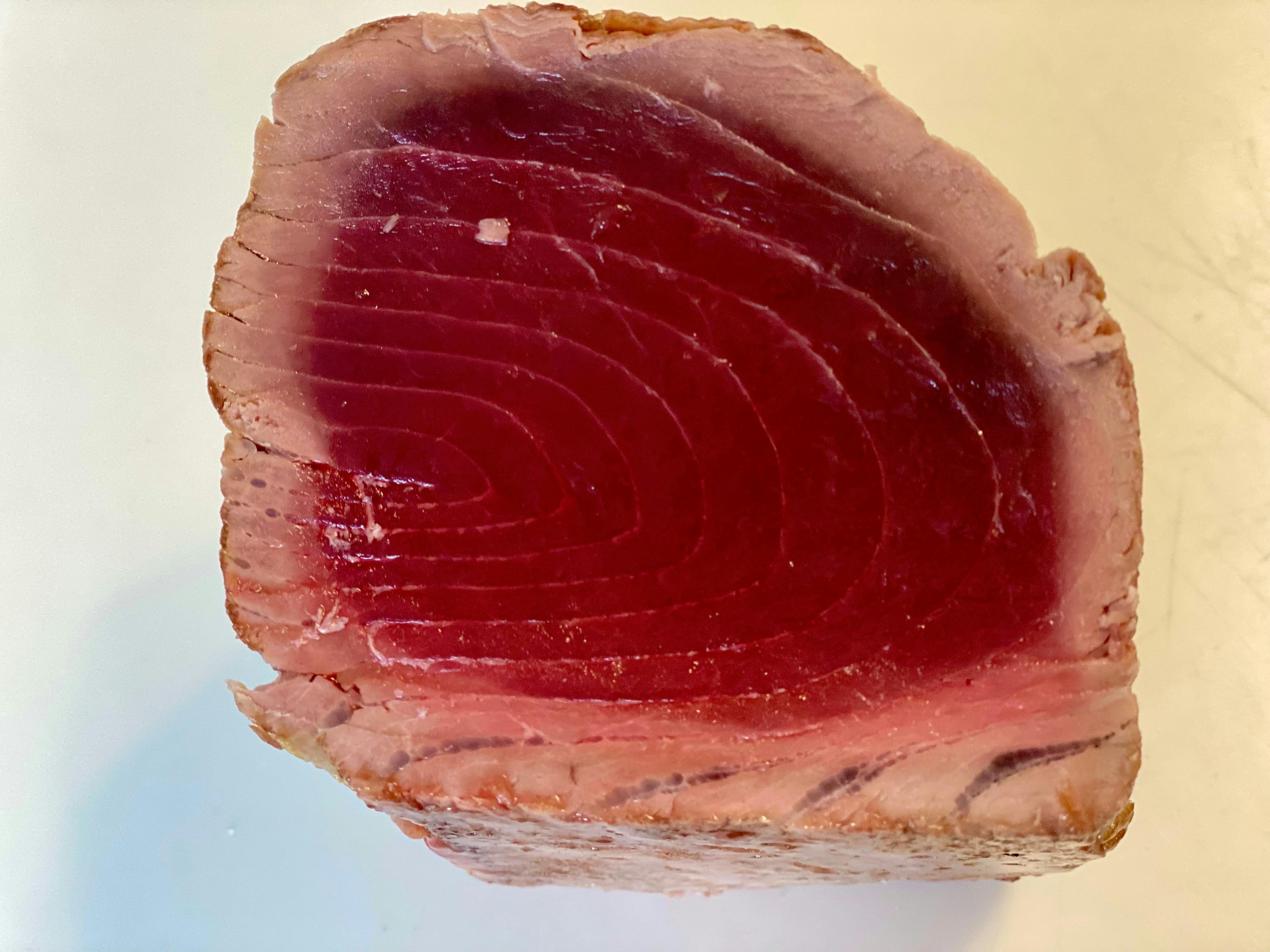 seared tuna filet